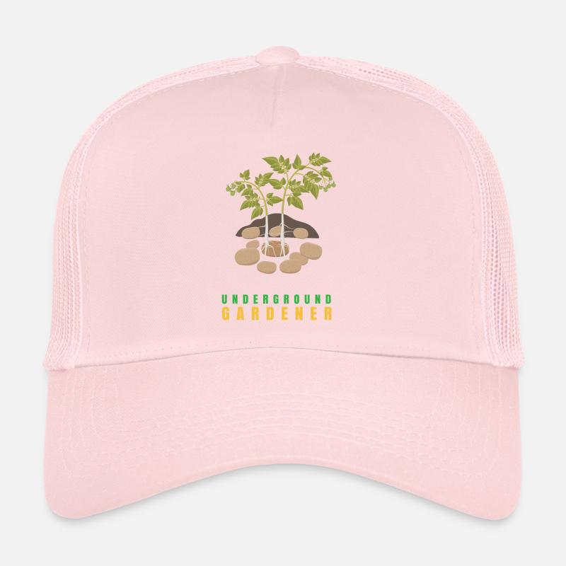 Jardinier souterrain Pomme de terre Casquette trucker 