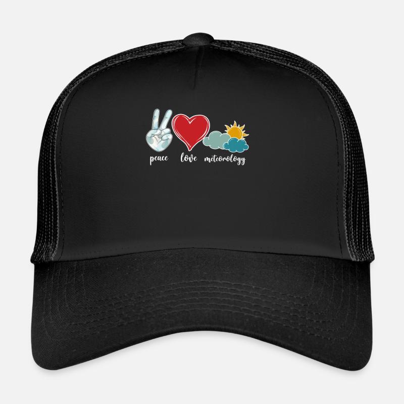 Meteorologist Weather Forecast - Trucker Cap - black/black