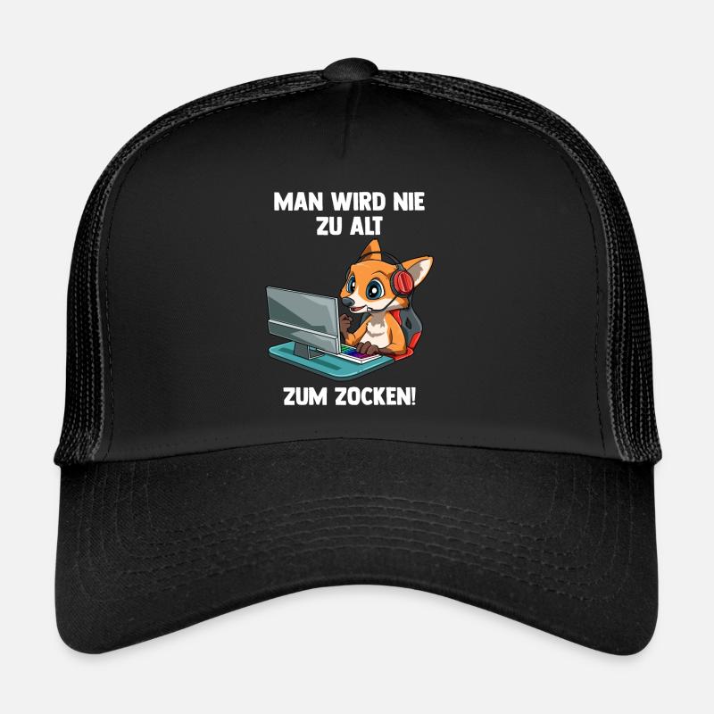 Lustiger Gaming Fuchs - Computer Spiele Trucker Cap