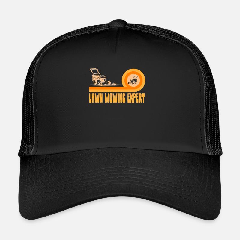 Expert pour la tonte de pelouse Tondeuse à gazon Herbe Casquette trucker 