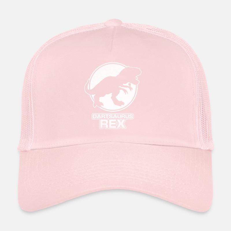 Dartsaurus Rex Joueur de fléchettes Dinosaure Fléchettes Casquette trucker 