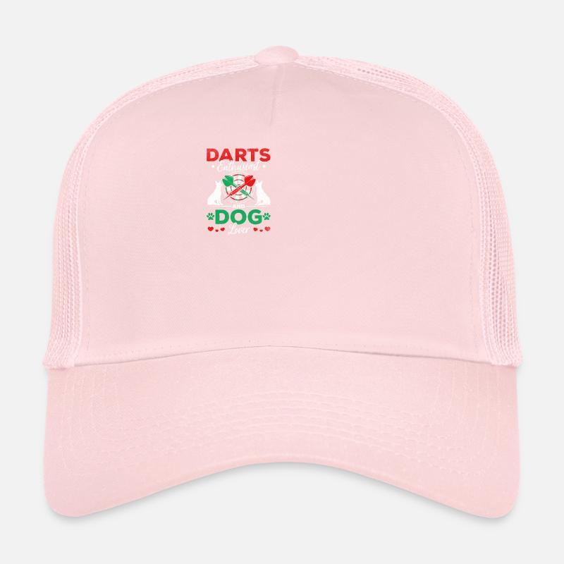 Passionné de jeux de fléchettes et amoureux des chiens Casquette trucker 