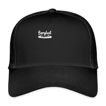 Berglust Outdoor Hiking Mountains Hiking Trail - Trucker Cap - black/black - Front