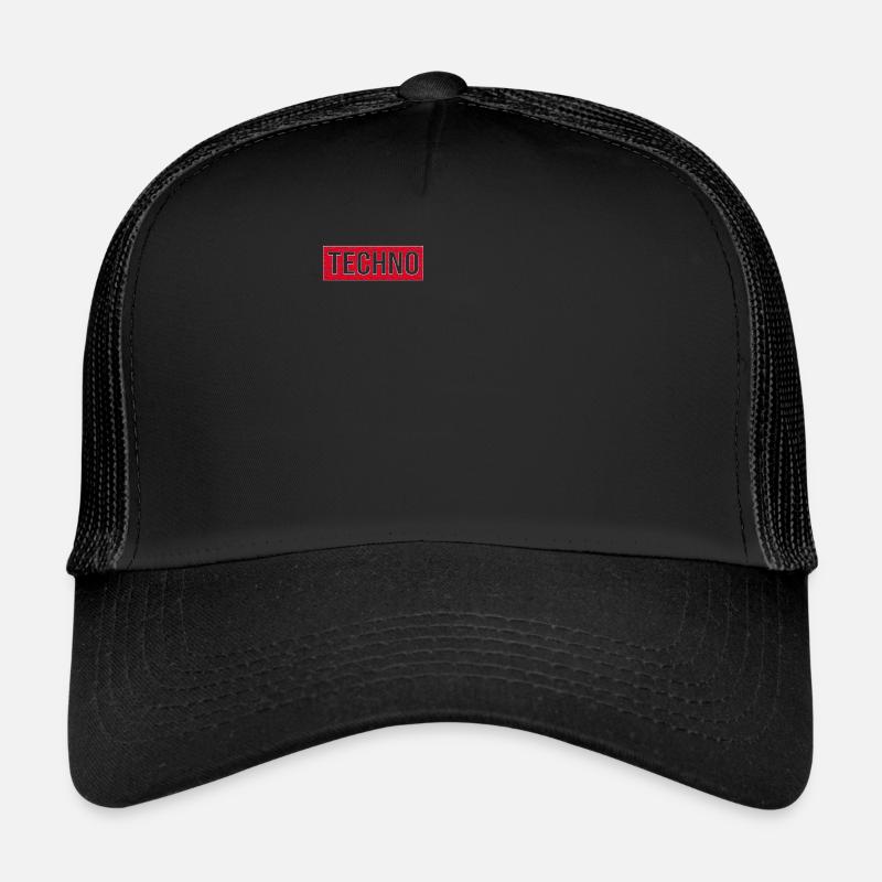 Techno - Trucker Cap - black/black