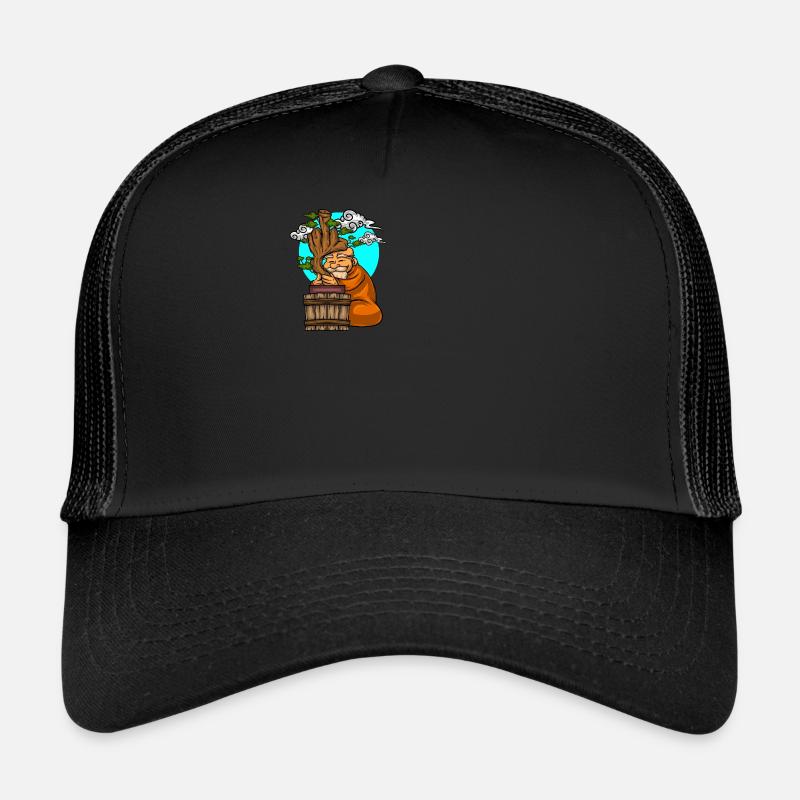 Miniature Trees Bonsai Middle Finger Trucker Cap