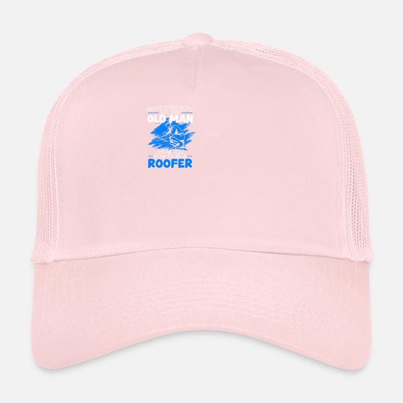 Lassen Sie sich von diesem alten Mann zeigen, wie man ein Dachdecker wird Trucker Cap