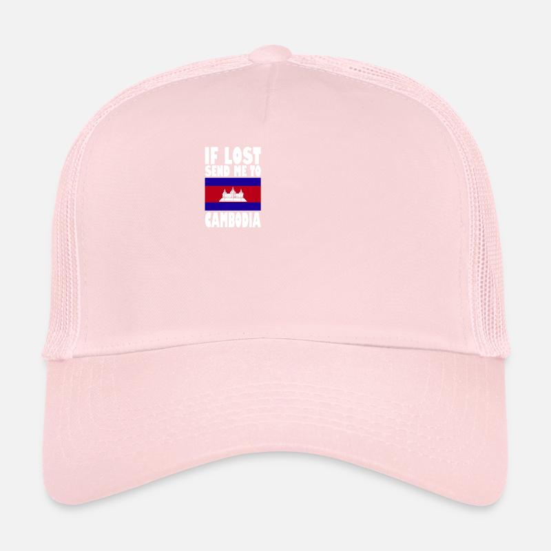 Cambodia Flag Saying Trucker Cap
