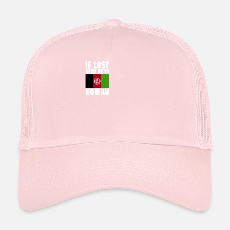 Slogan du drapeau afghan Casquette trucker 