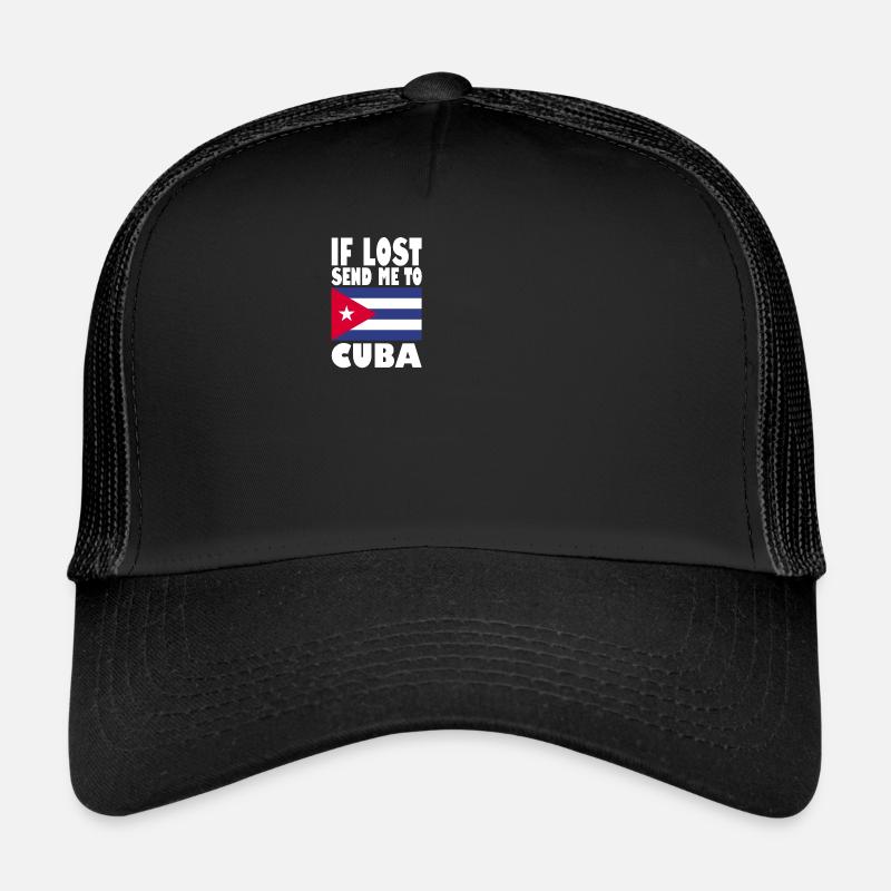 Kuba Flagge Spruch Trucker Cap