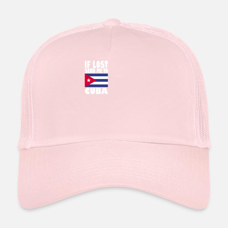 Drapeau de Cuba Casquette trucker 