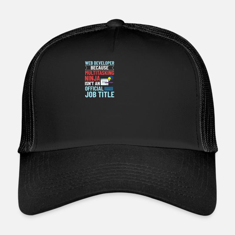 Développeur Web Developer Manager de développement Web Casquette trucker 