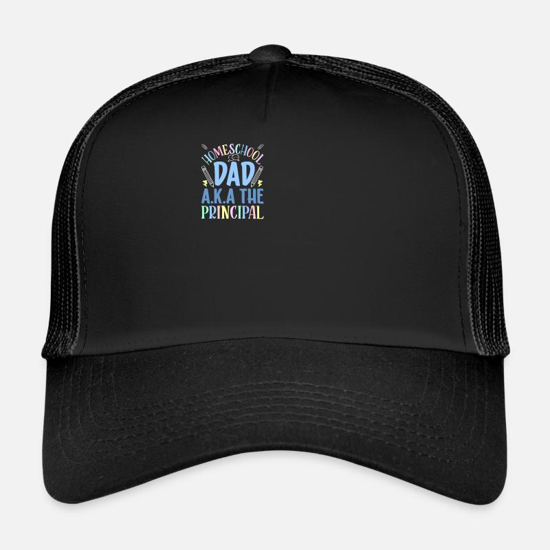 Homeschool Dad Der Schulleiter Homeschooling Papa Trucker Cap