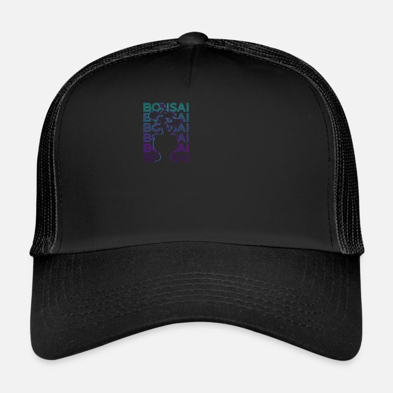 Bonsai Tree Retro Gift Trucker Cap