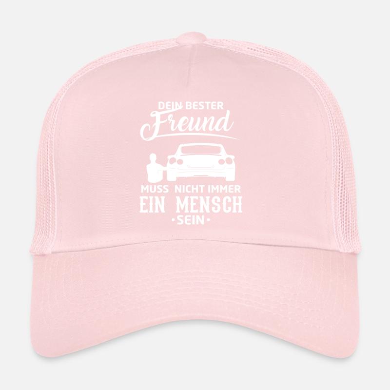 Dein bester Freund muss nich immer ein Mensch sein Trucker Cap