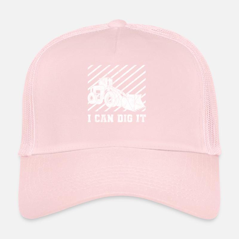 Bagger Baustelle Bauarbeiter Bau Erde I Geschenk Trucker Cap