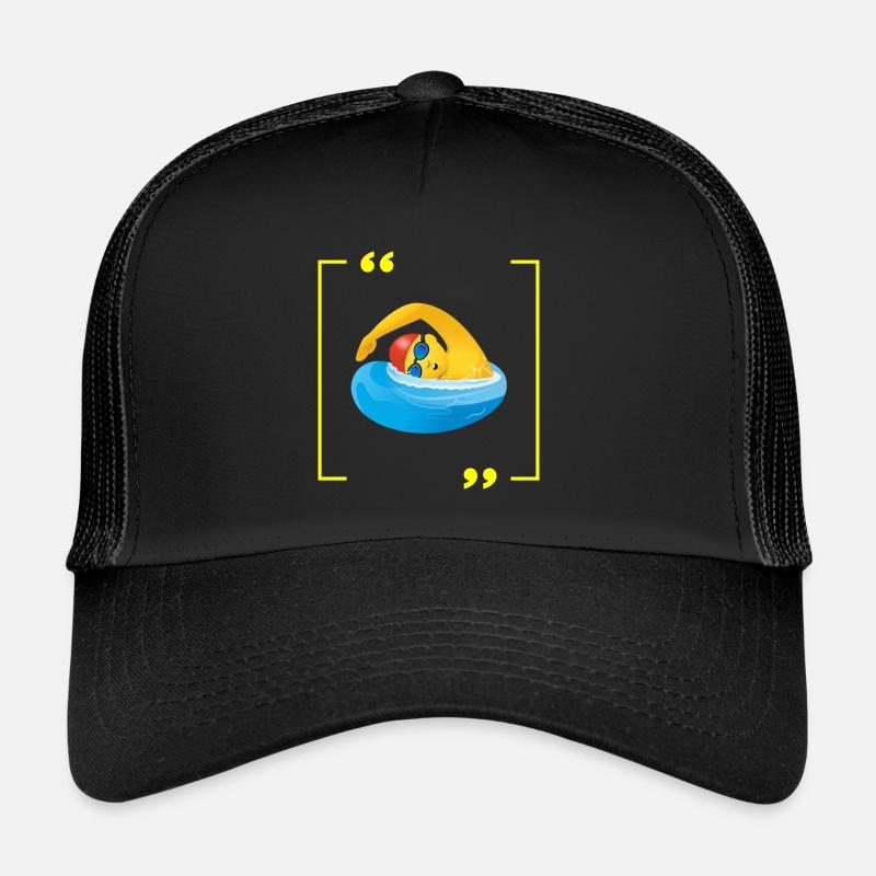 Natation humour Casquette trucker 