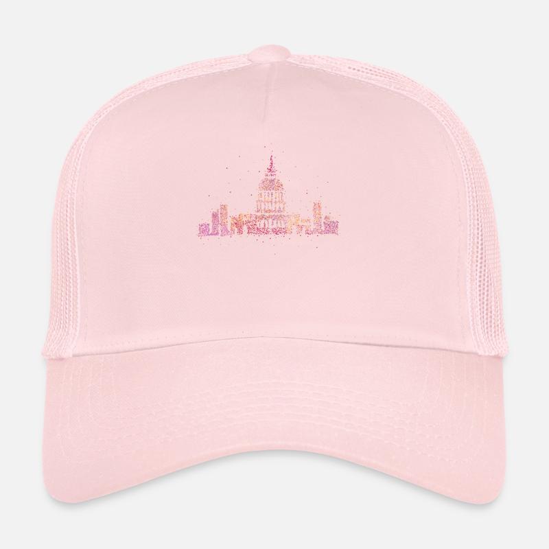 Düsseldorf Skyline Silhouette Düsseldorfer Trucker Cap