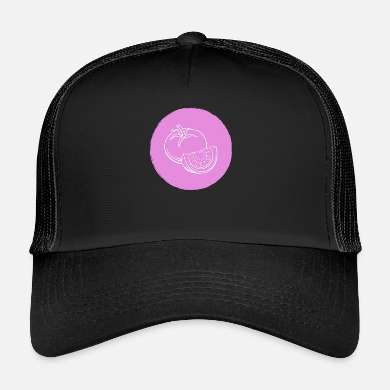Tomate - Trucker Cap - Schwarz/Schwarz