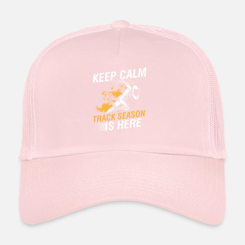 Athlétisme Ruban à mesurer Chaussures de terrain Saison d’athlétisme Casquette trucker 
