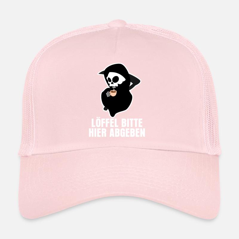 Sensenmann Löffel abgeben Grim Reaper Trucker Cap