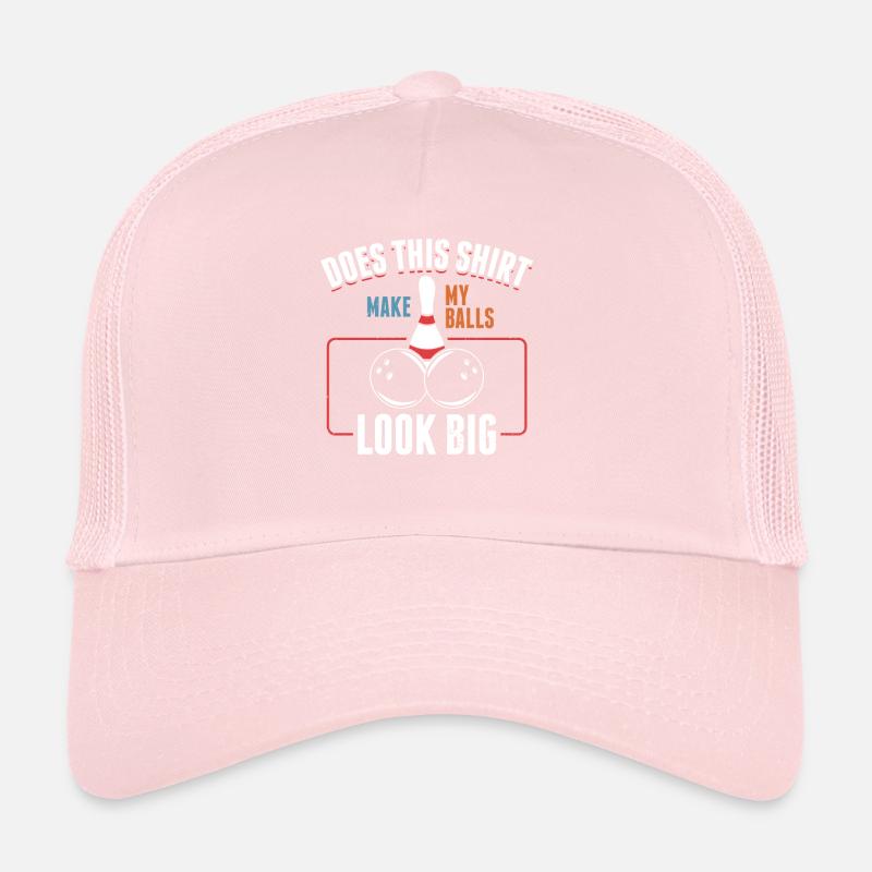 Does This Shirt Make My Balls Look Big Bowling Casquette trucker 