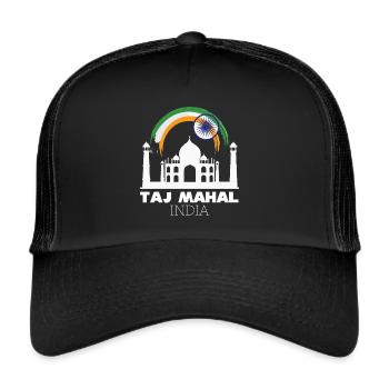 Taj Mahal Palace India Tourist Asia - Trucker Cap - black/black - Front
