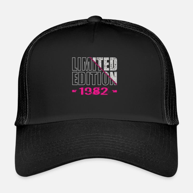 Édition limitée 1982 - Casquette trucker  - noir/noir