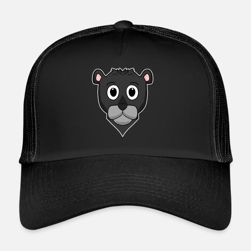 Panthère noire Casquette trucker 