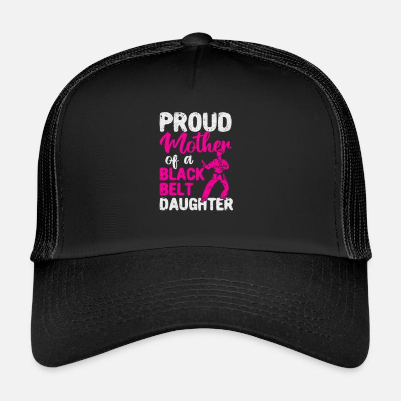 Fière mère d’une fille ceinture noire Casquette trucker 