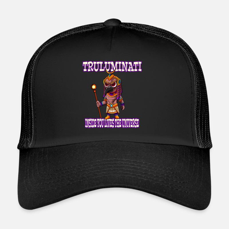 Truluminati Egypte Pyramide égyptienne Temple du Pharaon Casquette trucker 