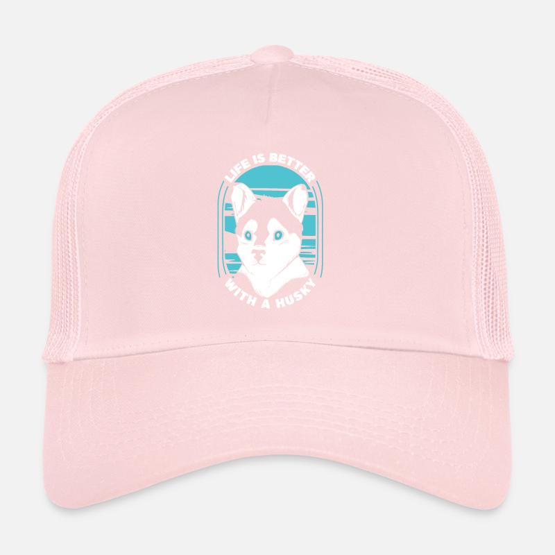 Siberian Husky Dog Trucker Cap