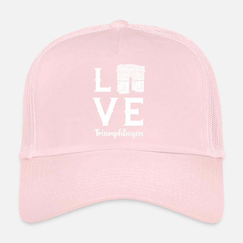Arc de Triomphe Love Paris Place Charles de Gaulle Trucker Cap