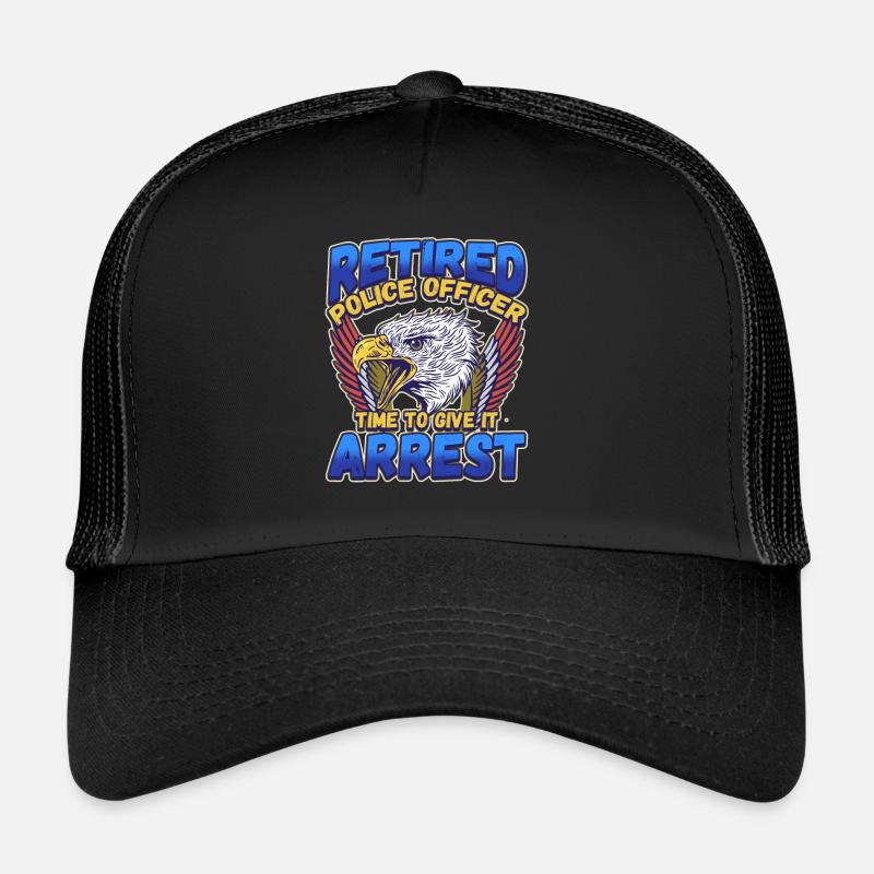 Conception de l’application de la loi pour un agent de police Casquette trucker 