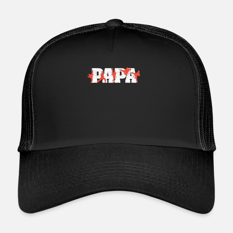 Papa Karate Dad Funny Dad Martial Arts Lover Trucker Cap
