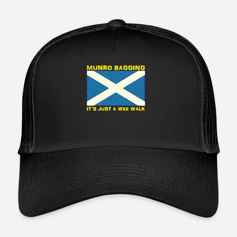 Munro Baggers Munro Bagging Wee Walk Schottischer Hügel Trucker Cap