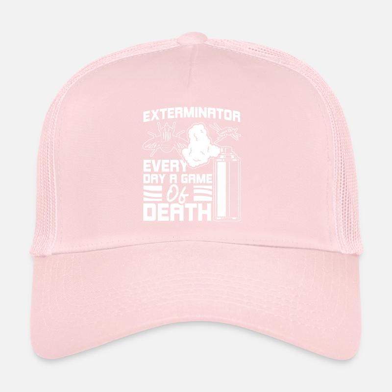 Ungezieferbekämpfer Jeder Tag ein Spiel des Todes Trucker Cap