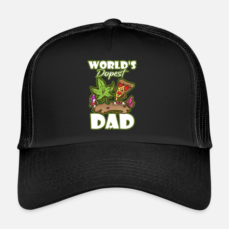 World's Dopest Dad Trucker Cap