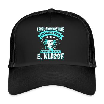Grundschul Abschluss Grundschule Absolvent - Trucker Cap - Schwarz/Schwarz - Vorne