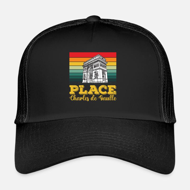 Place Charles de Gaulle Paris Triumphbogen Trucker Cap