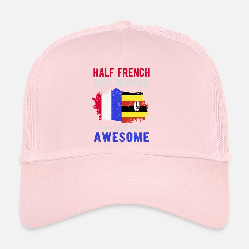Moitié Français moitié ougandais Casquette trucker 