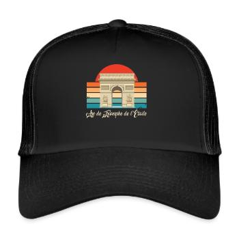 Arc de Triomphe Paris Arc de Triumphe France - Trucker Cap - black/black - Front