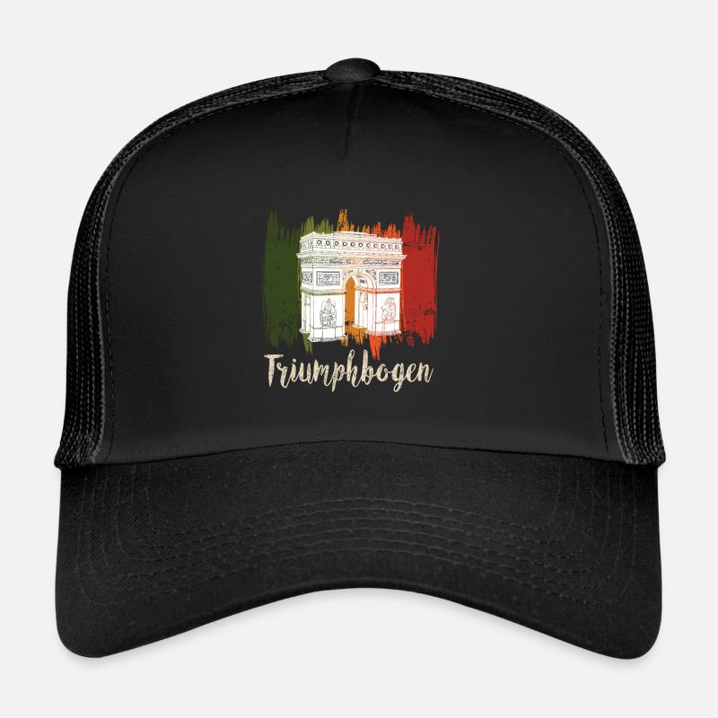 Arc de Triomphe Paris Rétro Français Casquette trucker 