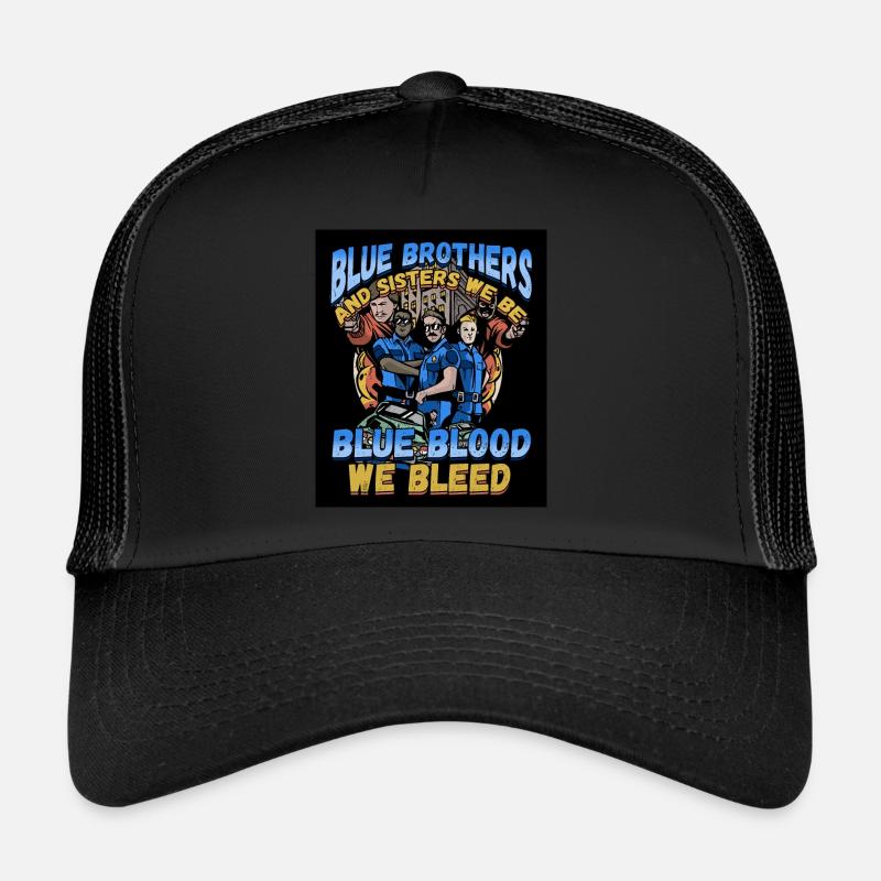 Conception de l’application de la loi pour un agent de police Casquette trucker 