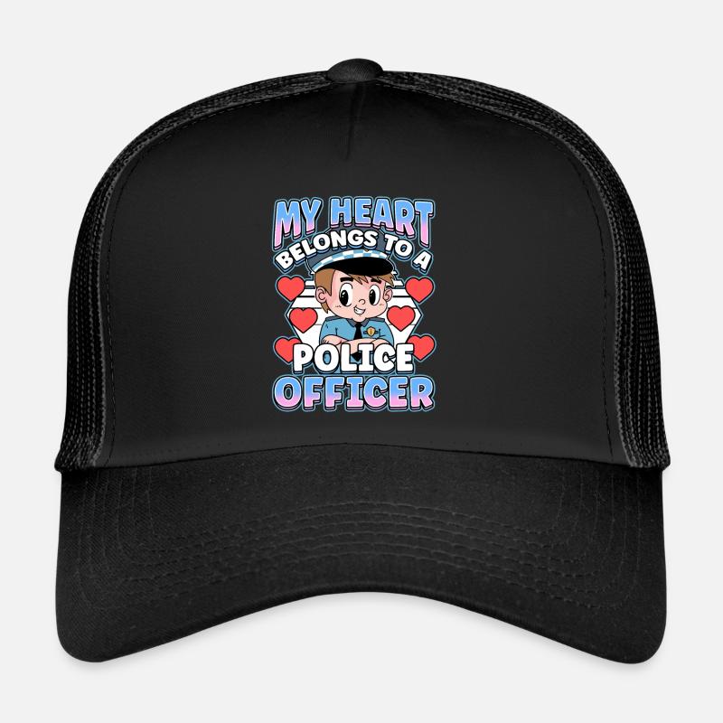 Conception de l’application de la loi pour un agent de police Casquette trucker 