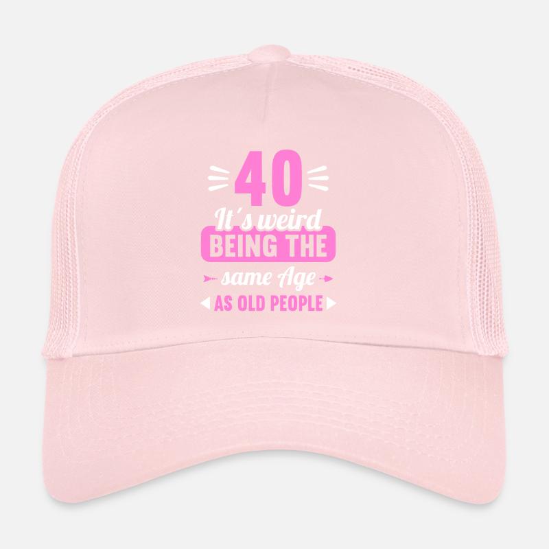 Étrange au même âge que le vieux 40e anniversaire Casquette trucker 