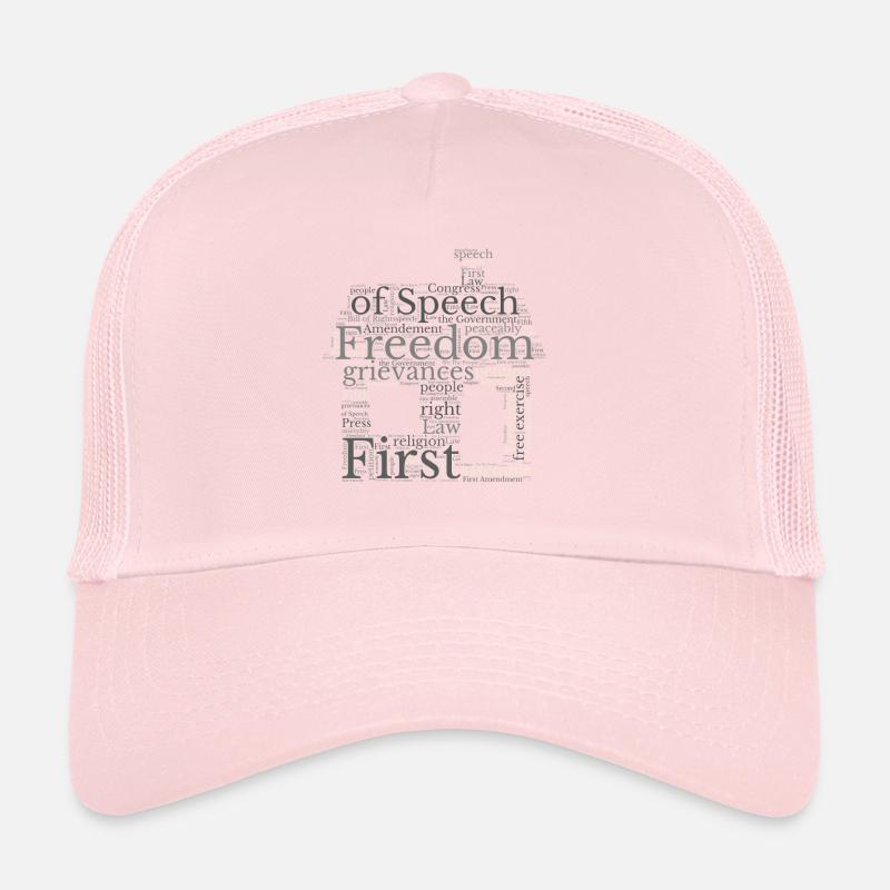 Freedom Of Speech - Wordcloud Trucker Cap