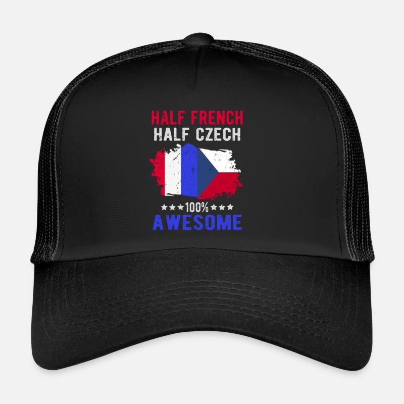 Half French Half Czech Trucker Cap