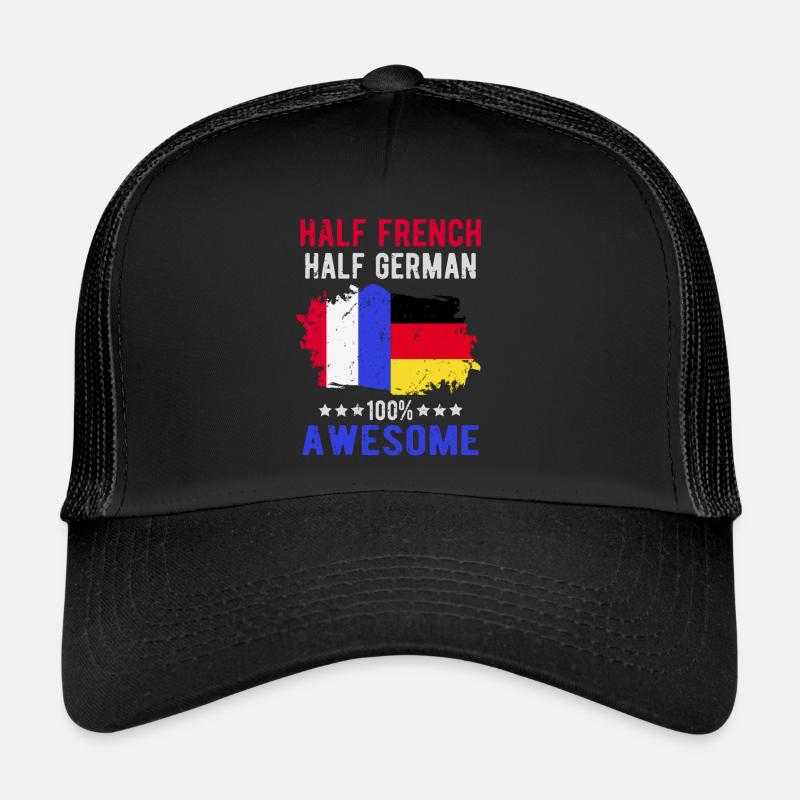 Half French Half German Trucker Cap