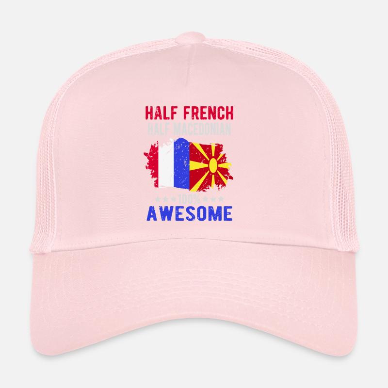 Moitié Français moitié macédonien Casquette trucker 