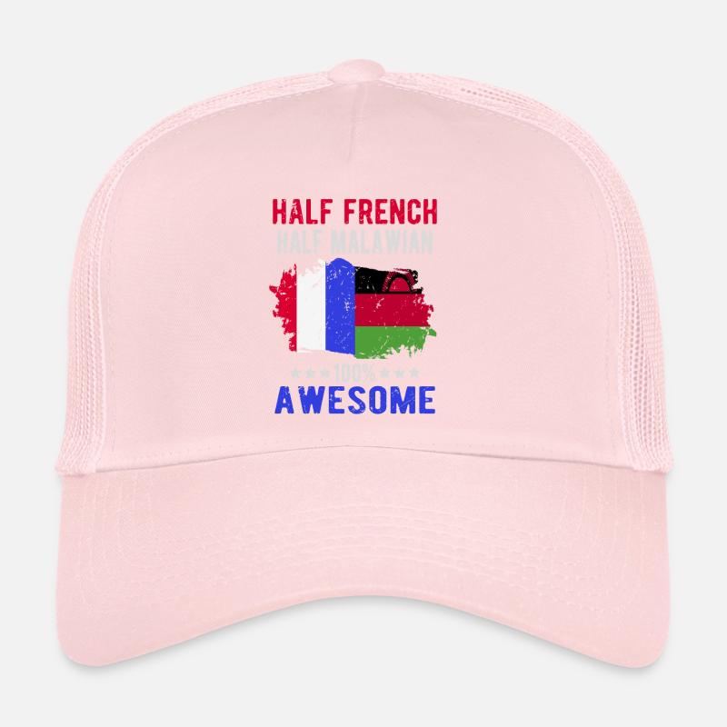 Moitié Français moitié Malawi Casquette trucker 